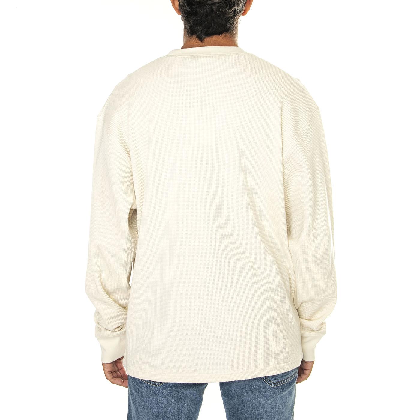 L/S Basics Script T-Shirt Natural / Black - Maglietta Girocollo Maniche Lunghe Uomo Beige I033985.1K6XX  CARHARTT WIP 