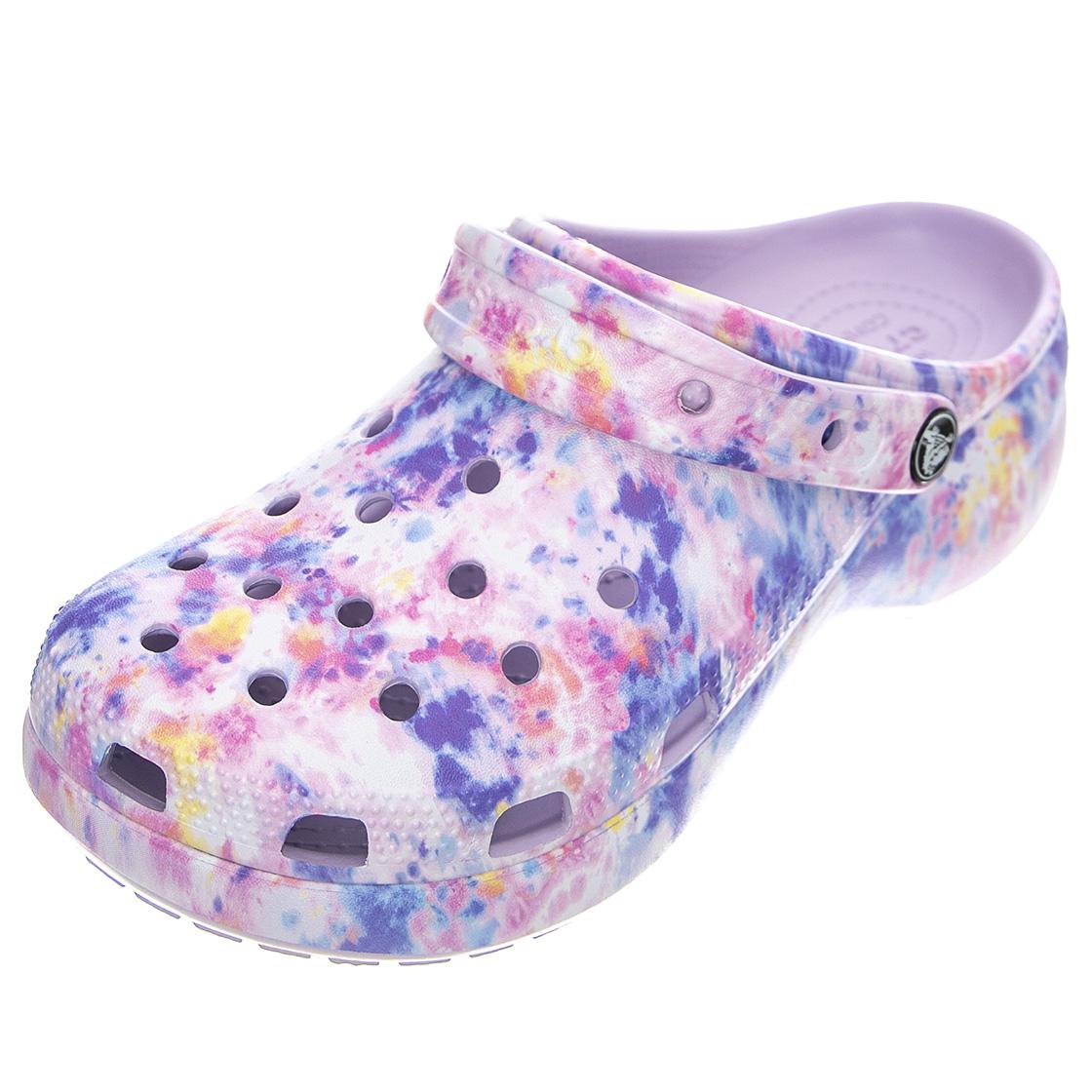 Classic Platform - Sandali Donna Multicolore / TieDye Graphic / Lavender CR.207151-LVMT  CROCS 