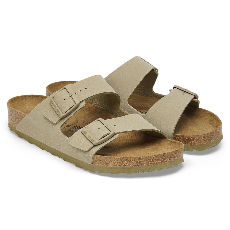Arizona Bs Faded Khaki Birko Flor - Sandali Uomo Verdi 1027697  BIRKENSTOCK 