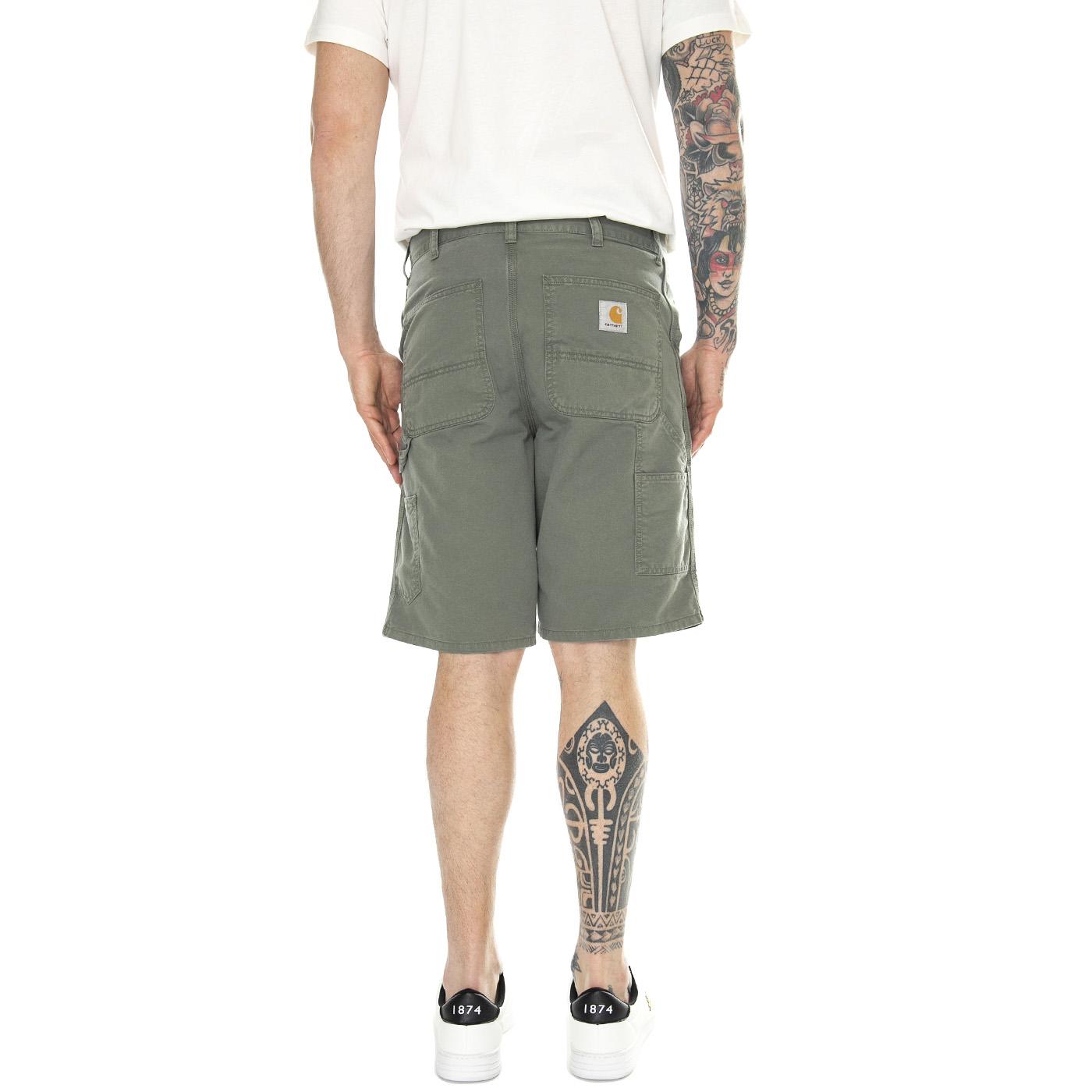 Single Knee Short Park /garment dyed - Bermuda Uomo Verdi I031504.1YFGD  CARHARTT WIP 