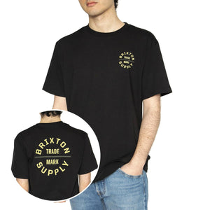 Oath V S/S STT - Maglietta Girocollo Uomo Nera 16410-BSWOS  BRIXTON 