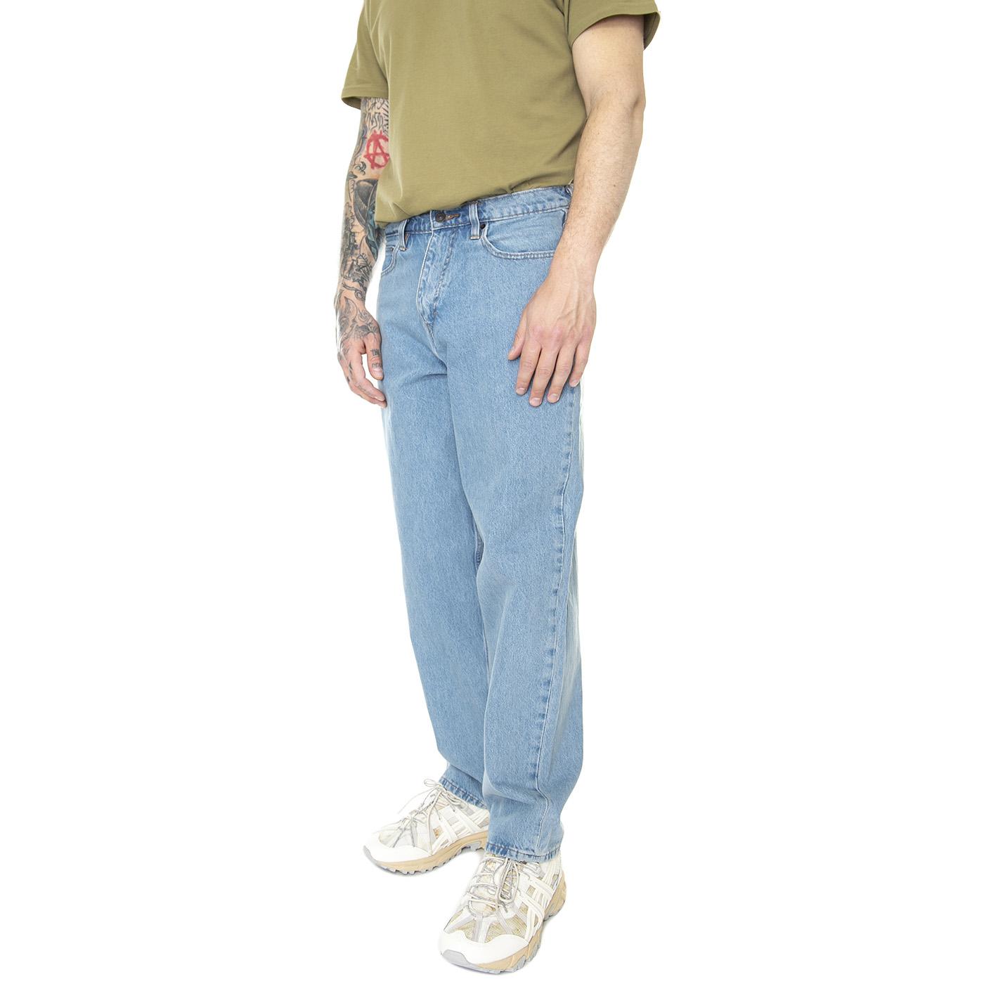 Skate Super Baggy Simple Rinse Med Indigo Flat Finish - Pantaloni Denim Jeans Uomo Blu A4298-0003  LEVIS 