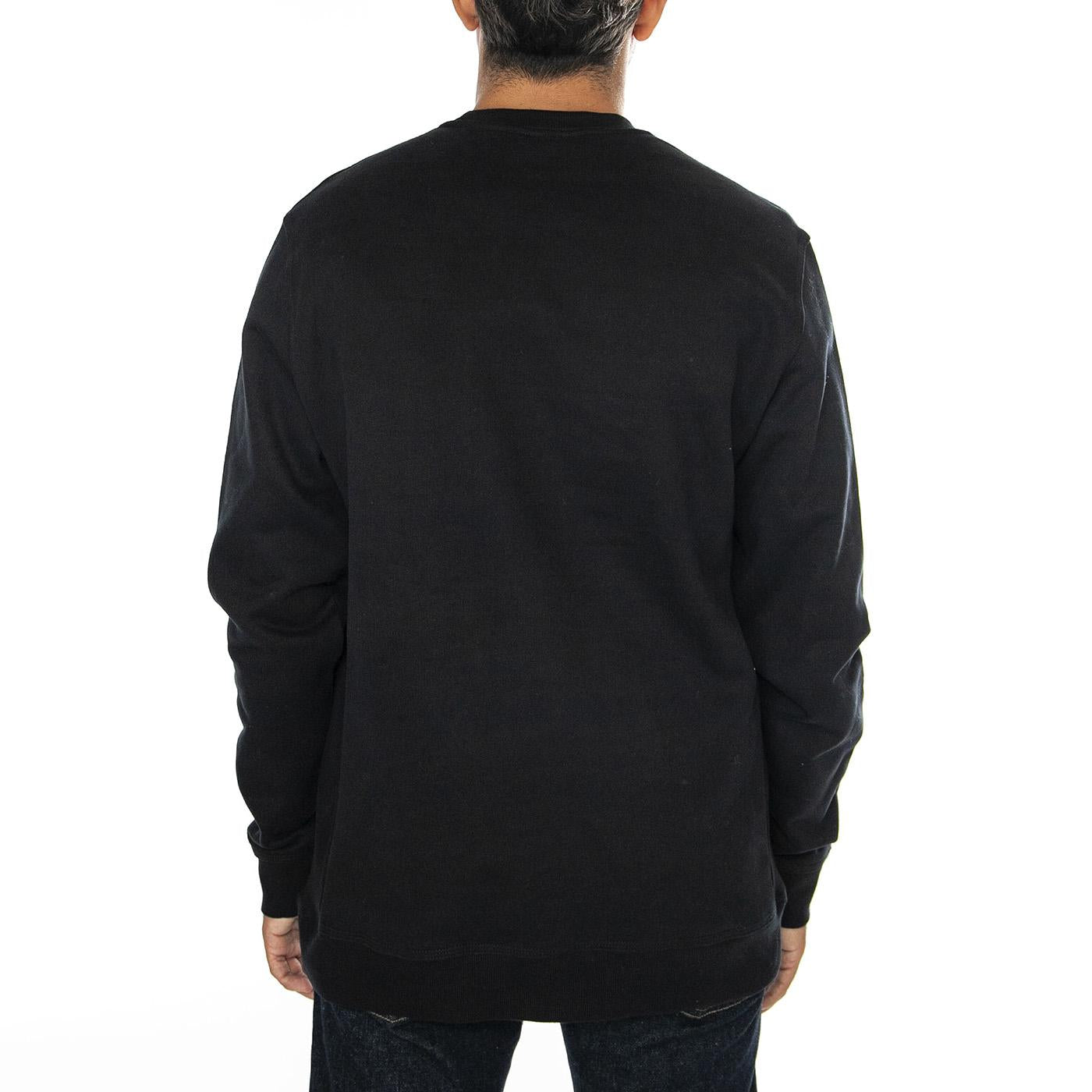 Dan Life Reg Heavy Sweat Crew Black - Felpa Girocollo Uomo Nera 22029902-4523804  ONLY & SONS 