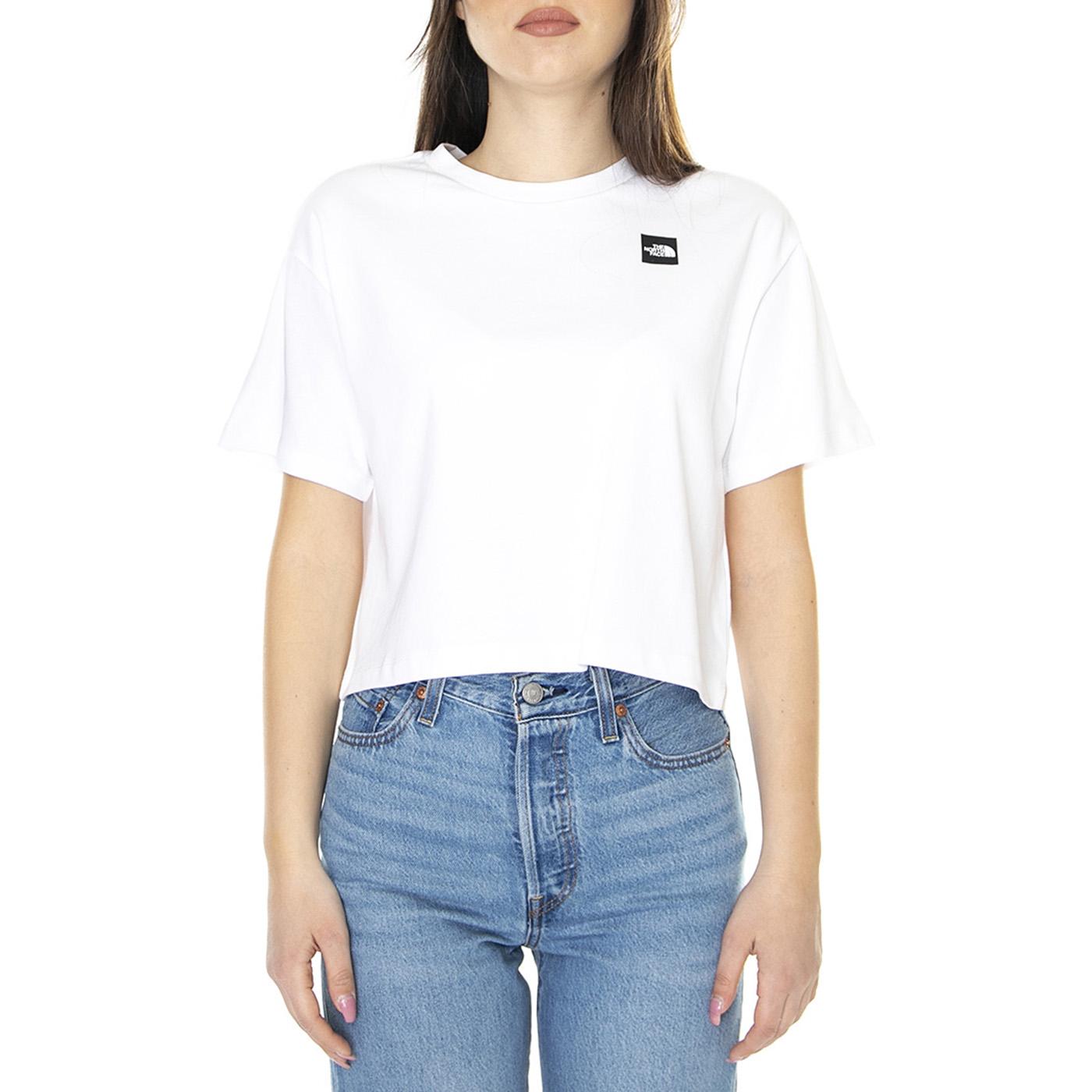 W' Graphic T-Shirt2 - EU TNF White - Maglietta Girocollo Donna Bianca NF0A83HPFN41  THE NORTH FACE 