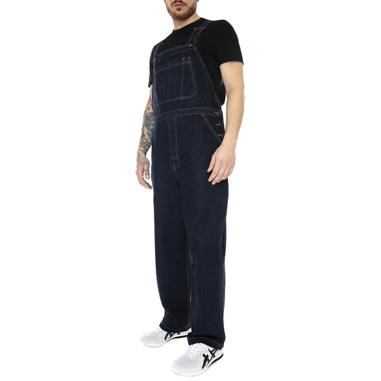 Skate Overall Rinse Dark Indigo Worn In - Salopette Denim Jeans Uomo Blu A2092-0000  LEVIS 