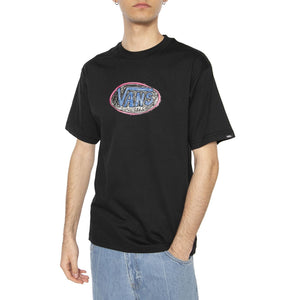 Scribblex SS Black - Maglietta Girocollo Uomo Nera VN000NHWBLK1  VANS 