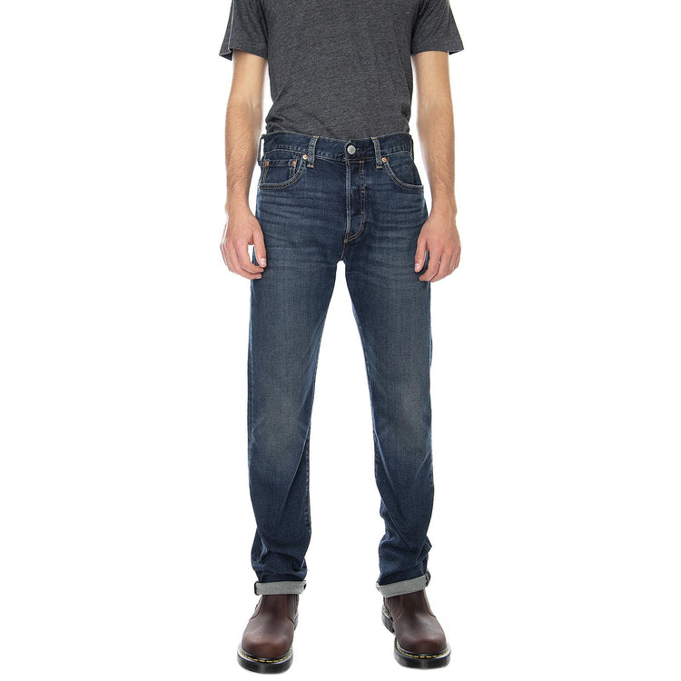 501 Levi's Original Block Crusher - Blue - Denim Jeans Uomo Blu 00501-3061 . LEVIS 