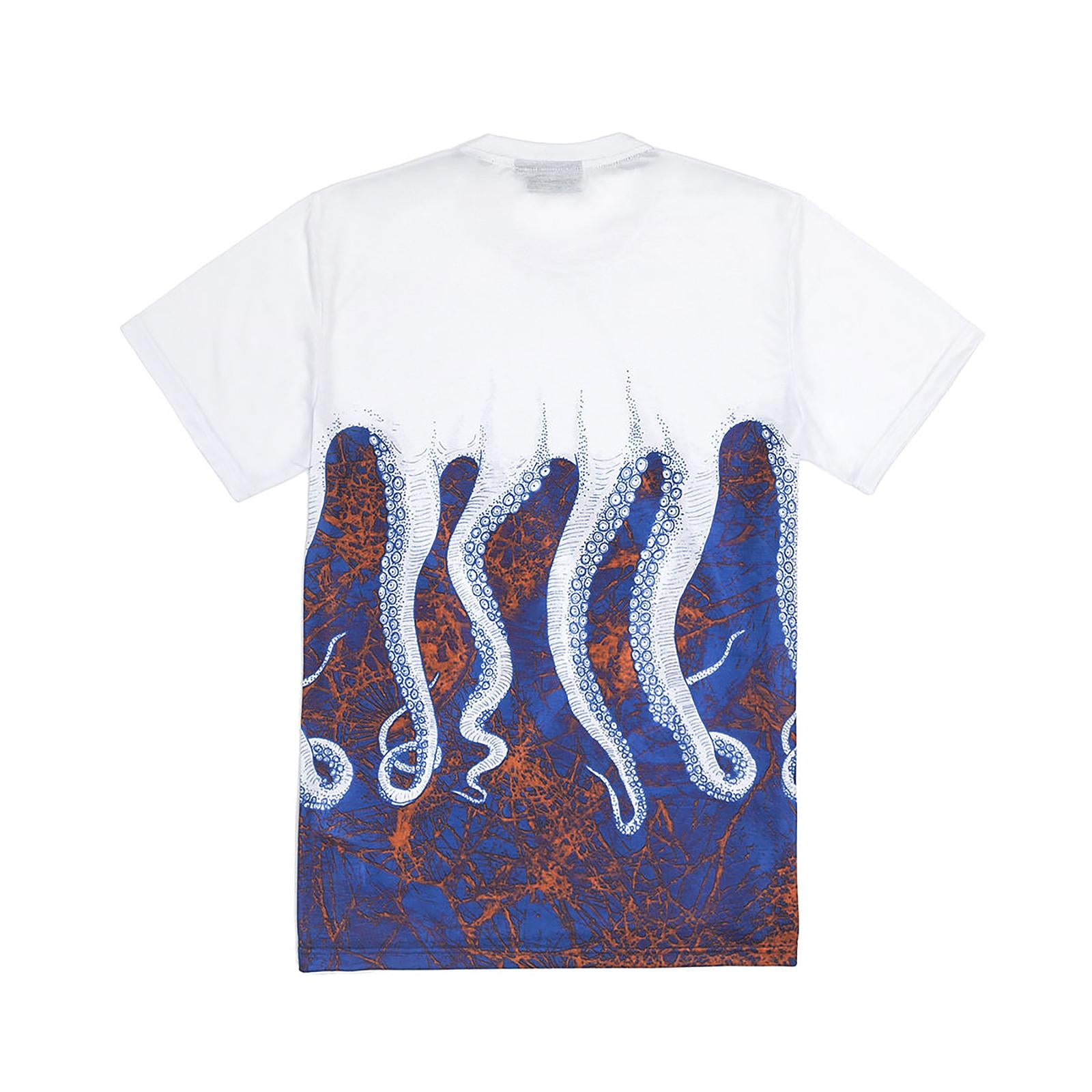 SMASHED OCTOPUS TEE  WHITE 18SOTS02-WHT  OCTOPUS 