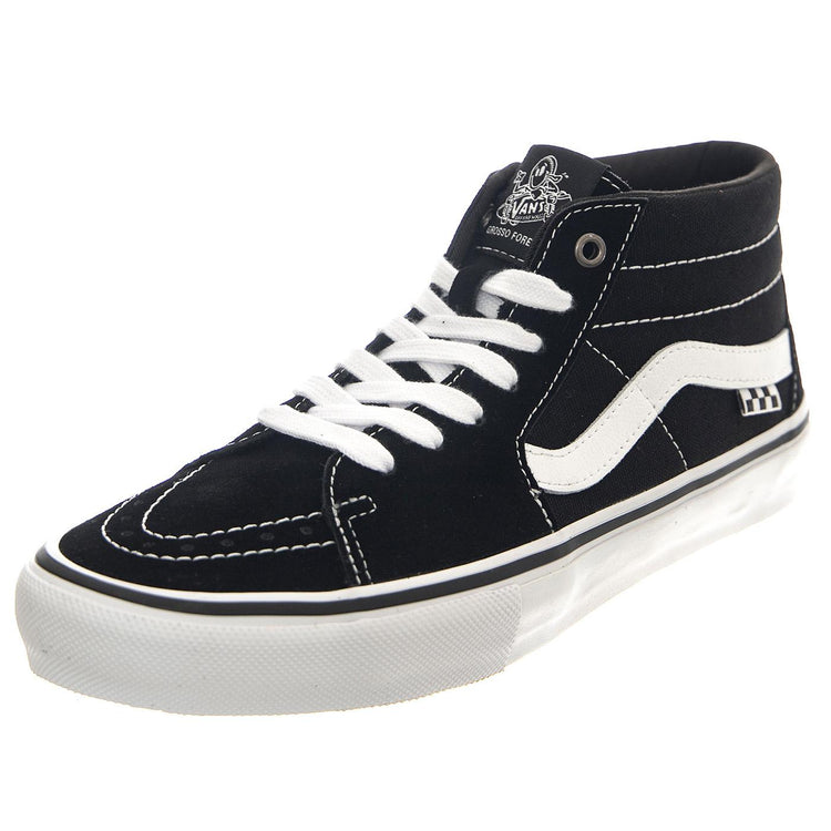 Skate Grosso Mid - Scarpe Stringate Profilo Alto Uomo Nere VN0A5FCGMCG1  VANS 