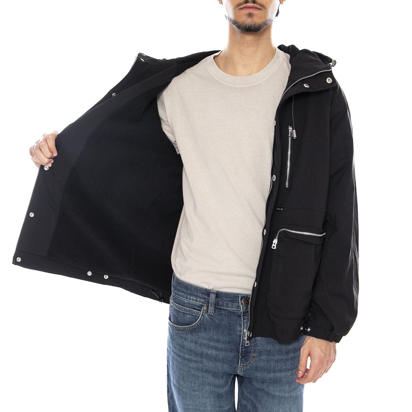 Multi Pockets Jacket Black - Giacca con Cappuccio Uomo Nera I032498.89.99. 89.99 EDWIN 