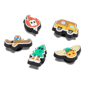 The Great Outdoors 5 Pack - Set di Charm Multicolore per Calzature Crocs 10012138  CROCS 