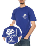 STACKED HI SS TEE ROYAL COBALT - T-shirt Ras du Cou Homme Bleu Homme VANS