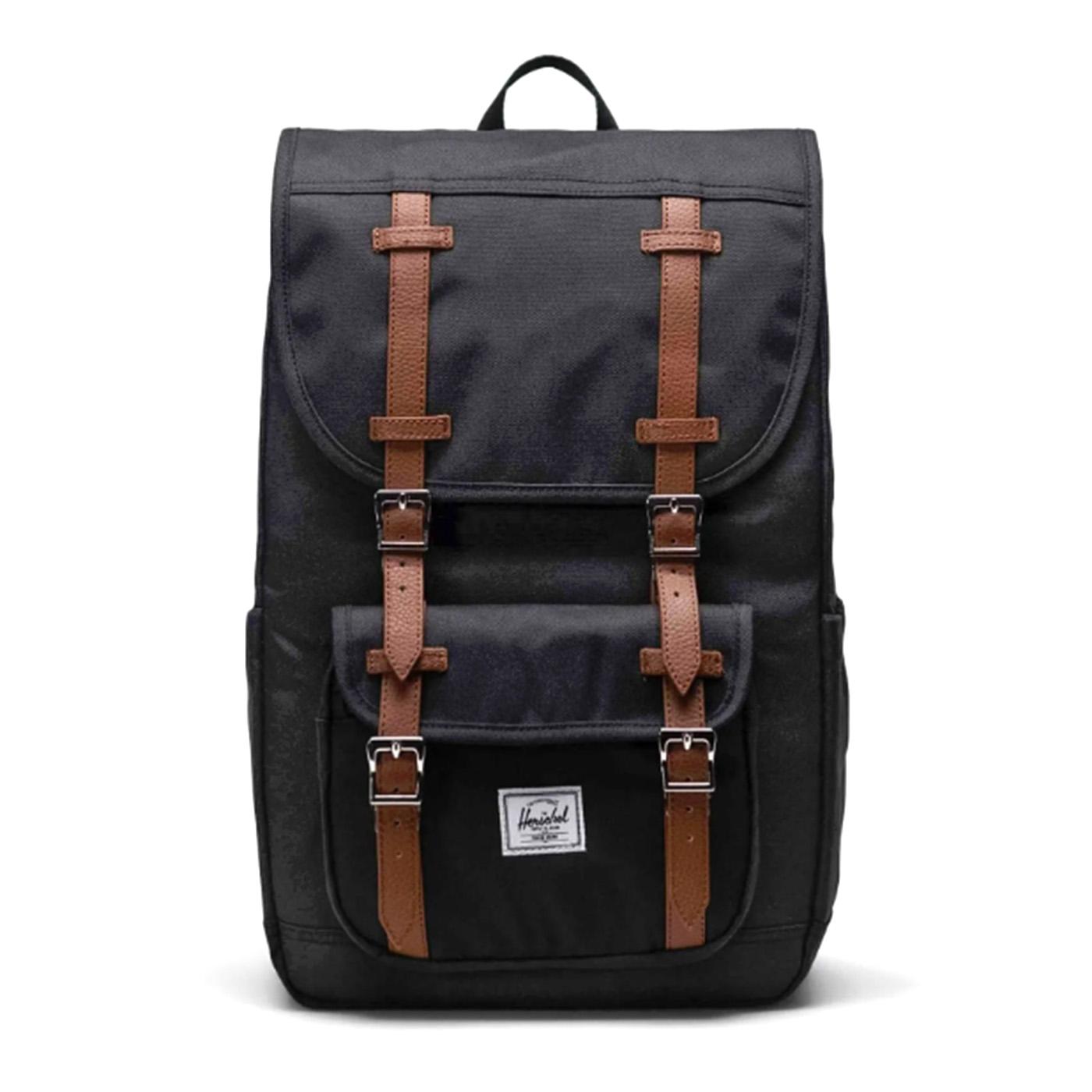 HERSCHEL LITTLE AMERICA MID BACKPACK BLACK - Zaino Nero 11391-00001-OS 00001 HERSCHEL 