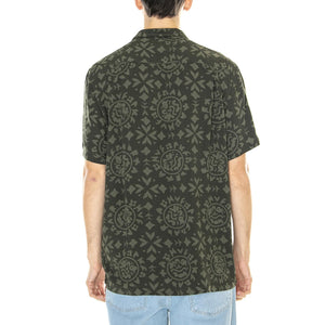 M' Dana Causal Fit Reverse Surf Print Shirt S/S - Camicia Maniche Corte Uomo Multicolore F4WSD077-357  FARAH 
