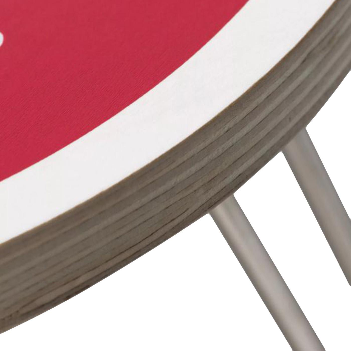 Heart Folding Table Scarlet / White - Tavolino con Logo e Gambe Pieghevoli Rosso I035830.3FXXX  CARHARTT WIP 