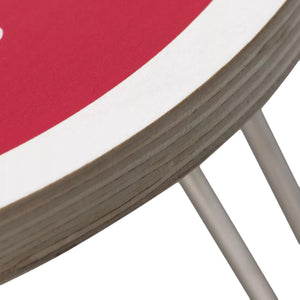 Heart Folding Table Scarlet / White - Tavolino con Logo e Gambe Pieghevoli Rosso I035830.3FXXX  CARHARTT WIP 