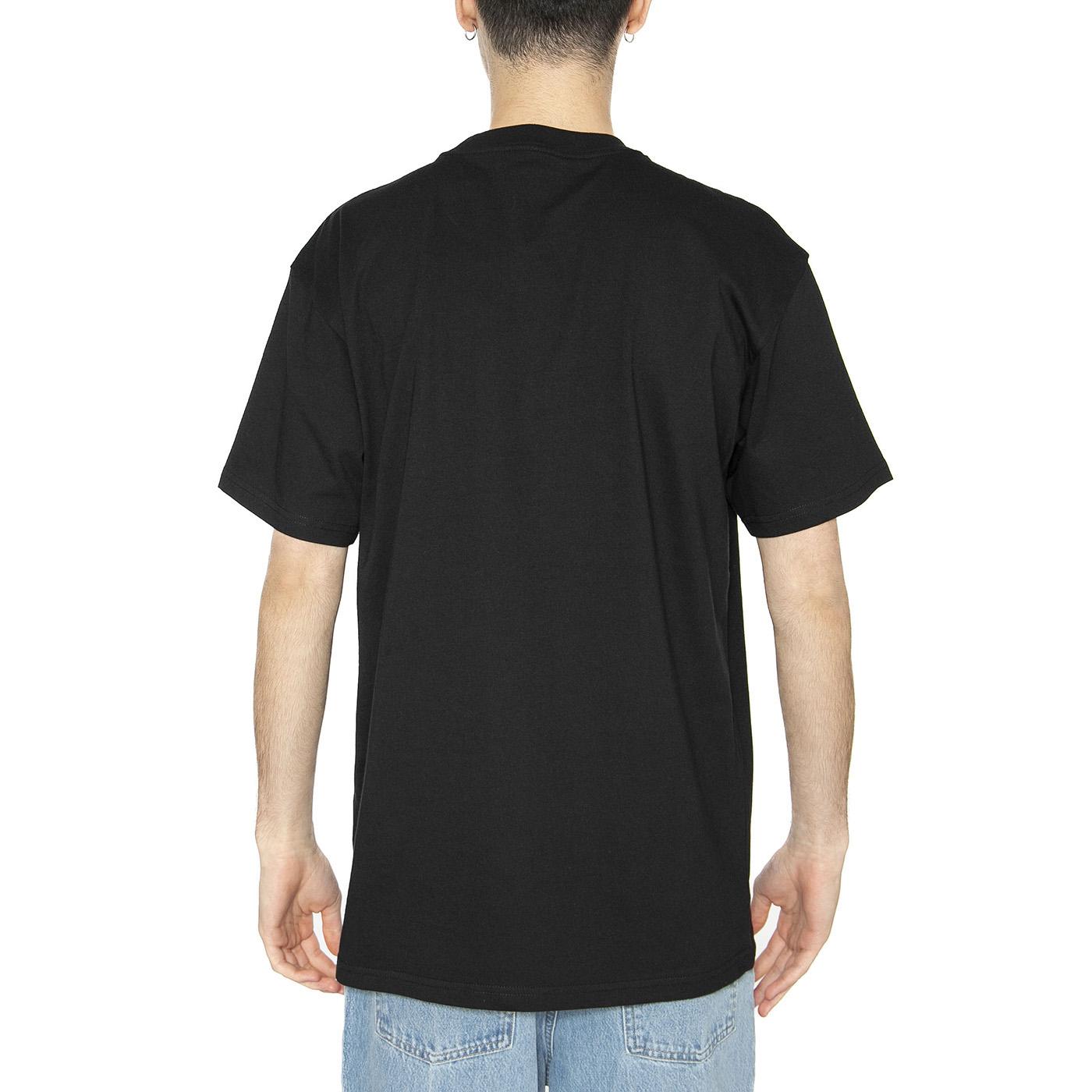 S/S Bumper T-Shirt Black / White - Maglietta Girocollo Uomo Nera I034664.0D2XX  CARHARTT WIP 