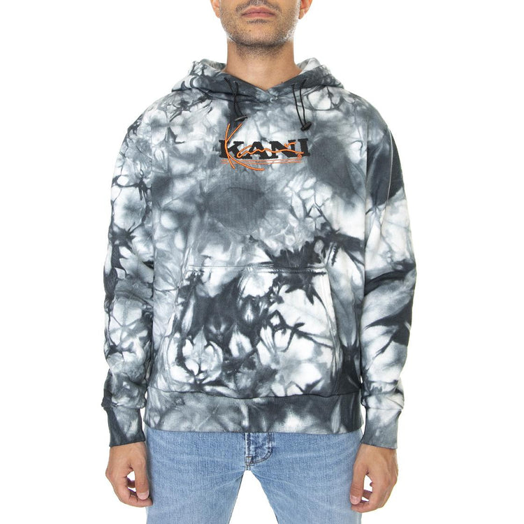 Retro Tie Dye - Felpa con Cappuccio Uomo Multicolore KRCKW213-030-1  KARL KANI 