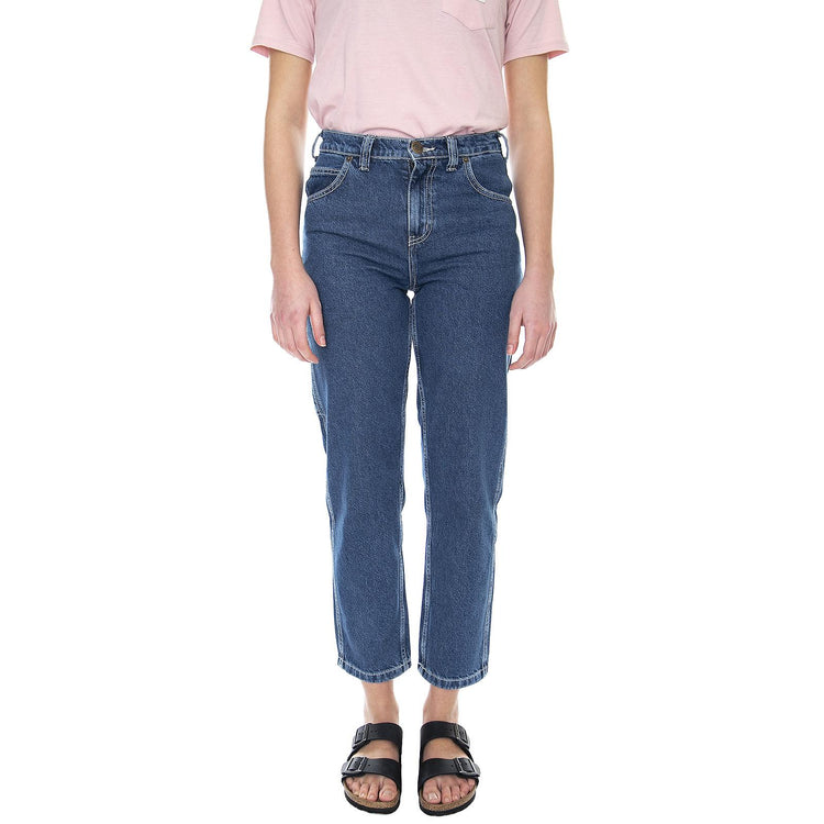 Womens Ellendale Denim Jeans - Classic Blue - Denim Jeans Donna Blu DK0A4XEKCLB1  DICKIES 