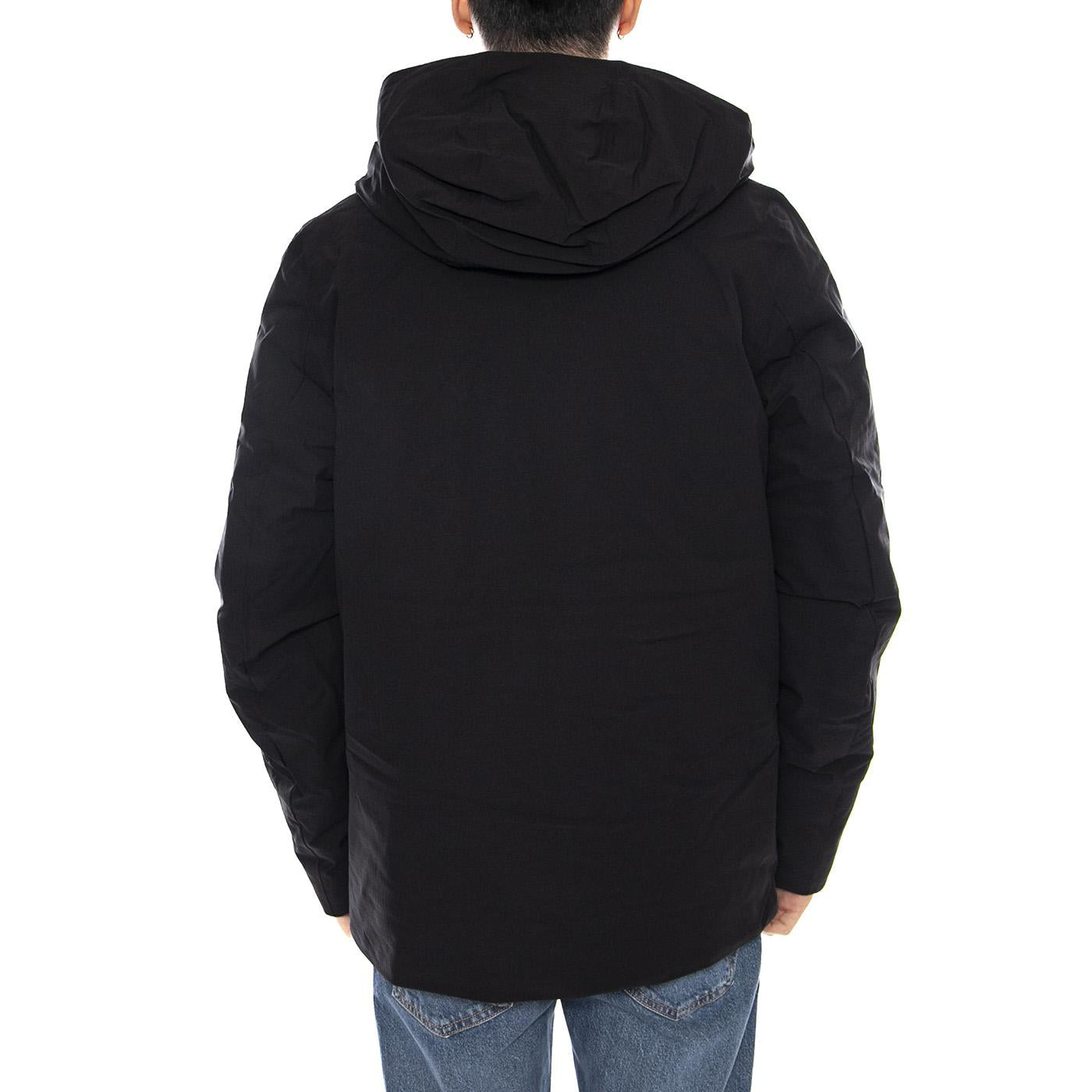 Letho Hoodie -- Felpa con Cappuccio Uomo Nera 331247 110 ELVINE 