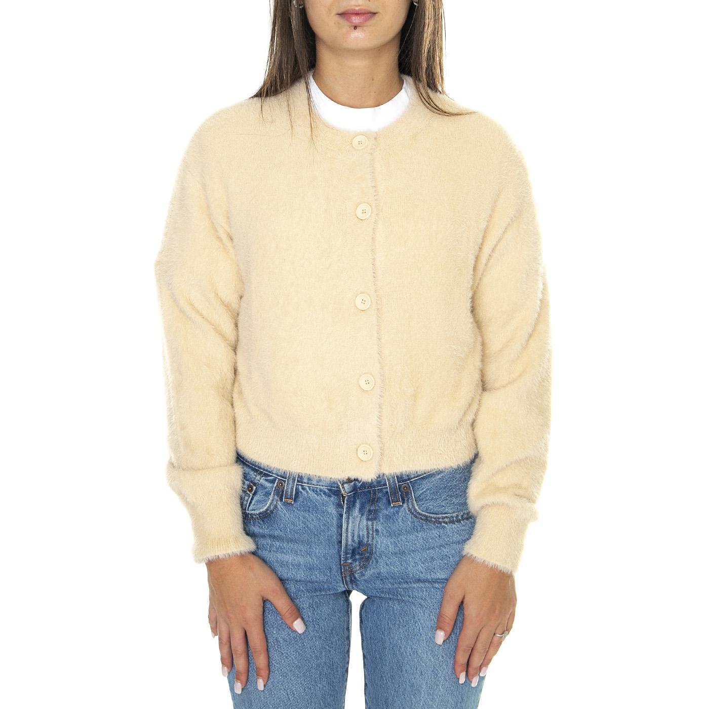 Cat Cardigan Marzipan Neutral - Cardigan Donna Beige A3235-0007  LEVIS 