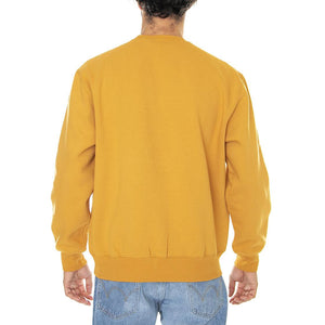 Carhartt Sweat Ochre / Dark Navy - Felpa Girocollo Uomo Giallo Ocra I030229-10EXX  CARHARTT WIP 
