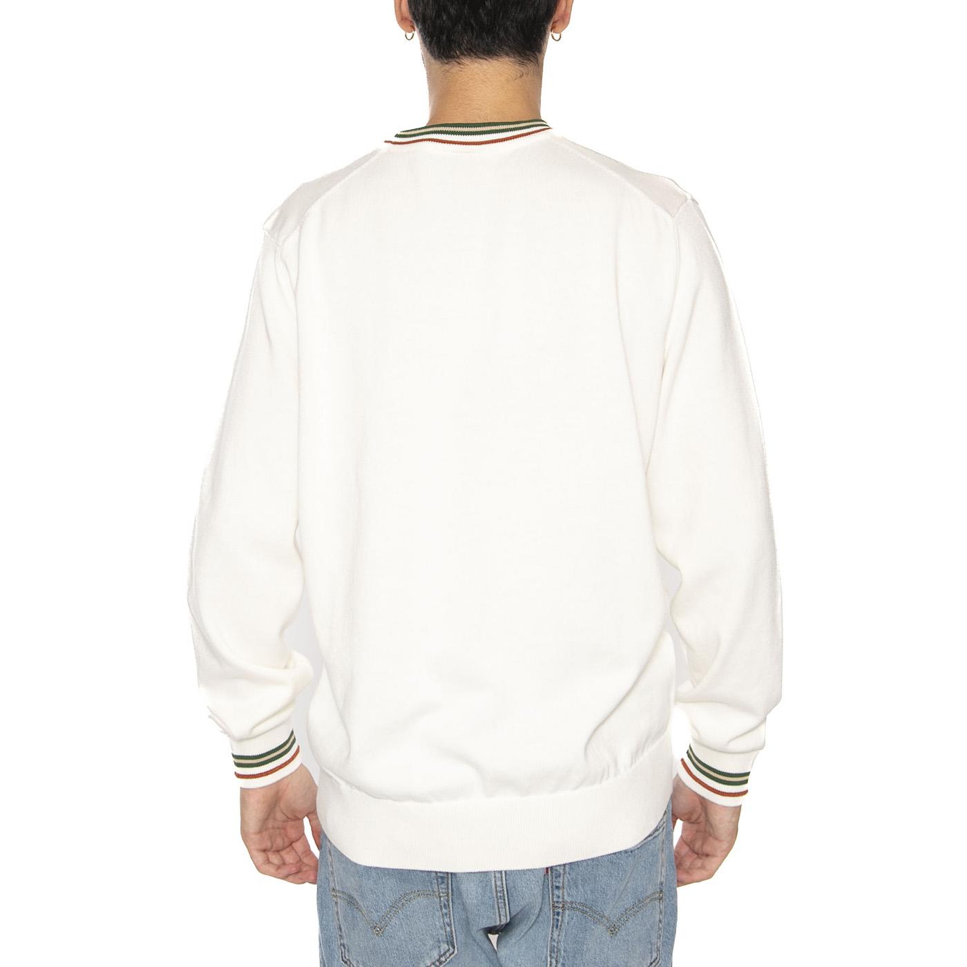 Pullover X0N White - Maglione Girocollo Uomo Bianco AH5158-X0N  LACOSTE 