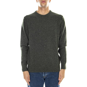 Tisbury - Maglione Girocollo Uomo Verde MKN0844-GN79-FW21  BARBOUR 