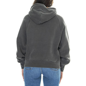 W' Hooded Taos Sweat Flint /garment dyed - Felpa con Cappuccio Donna Grigia I032920.654GD  CARHARTT WIP 