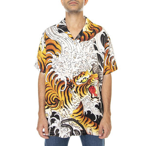 Biotiger - Camicia Maniche Corte Uomo Multicolore SHT0041  DOOMSDAY 