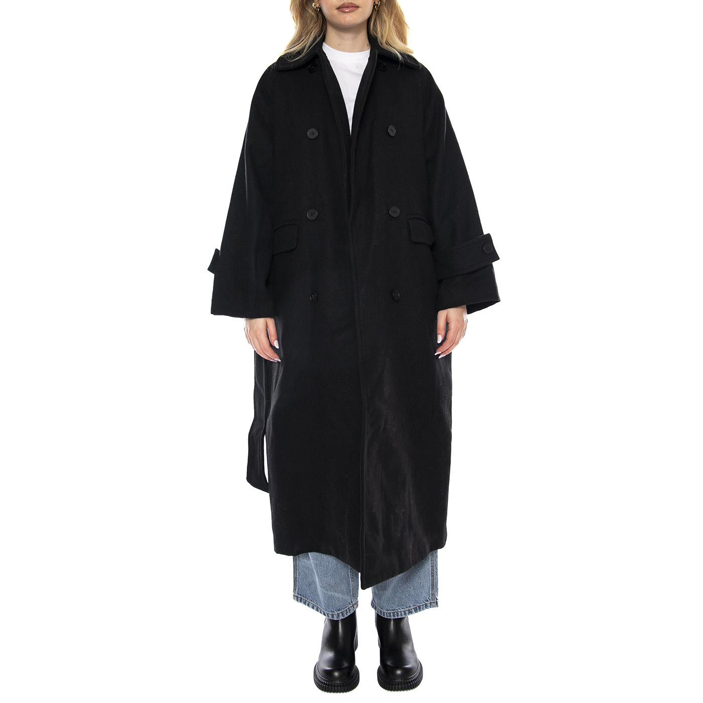 Lissu Black -- Cappotto Donna Nero 222279884 999 MINIMUM 