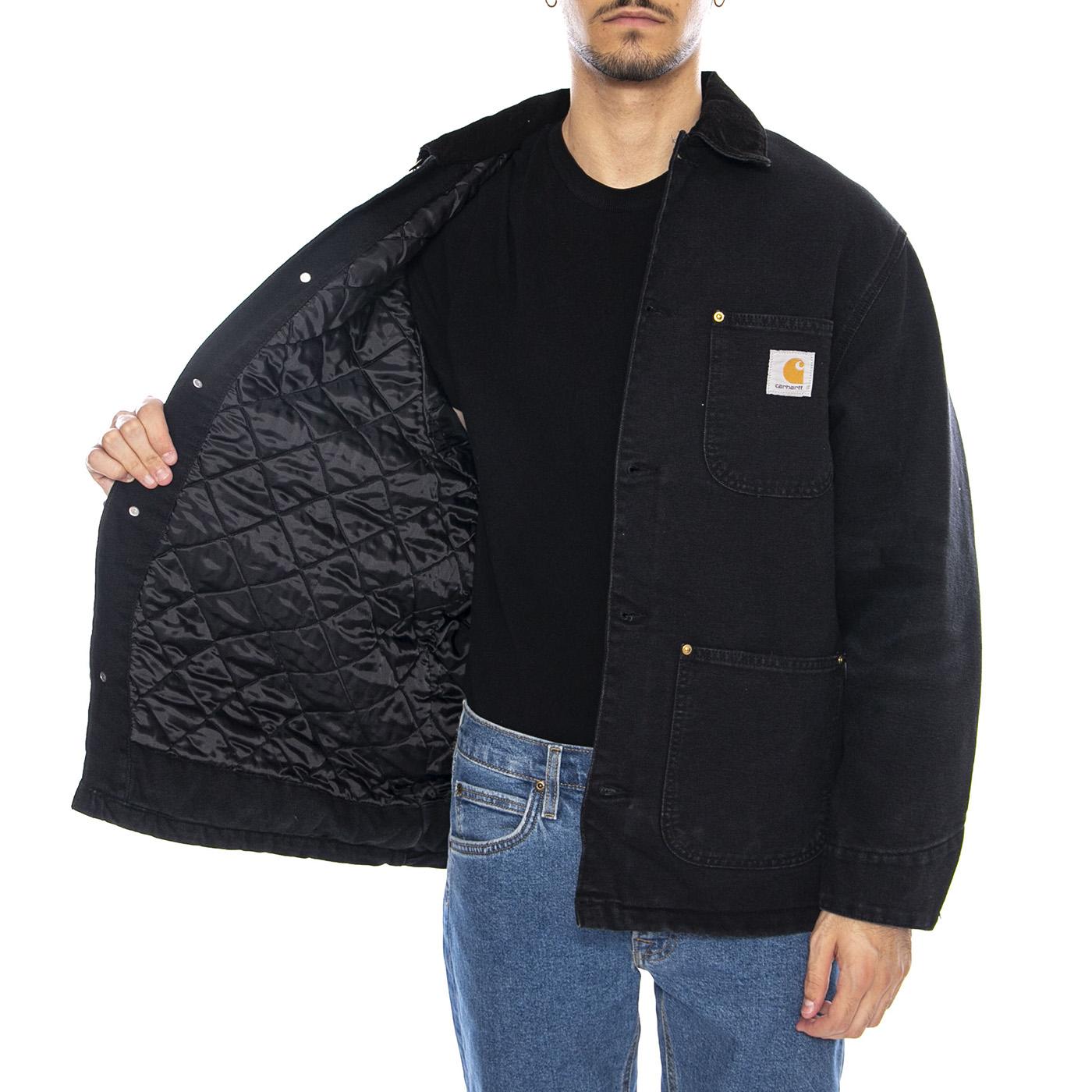 OD Detroit Chore Coat Black / Black - Giacca Uomo Nera I035613.00E4O  CARHARTT WIP 