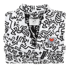 Slow Tide x Keith Haring - Breakers Robe White - Accappatoio Multicolore ST849-ST850-WHITE  SLOWTIDE 