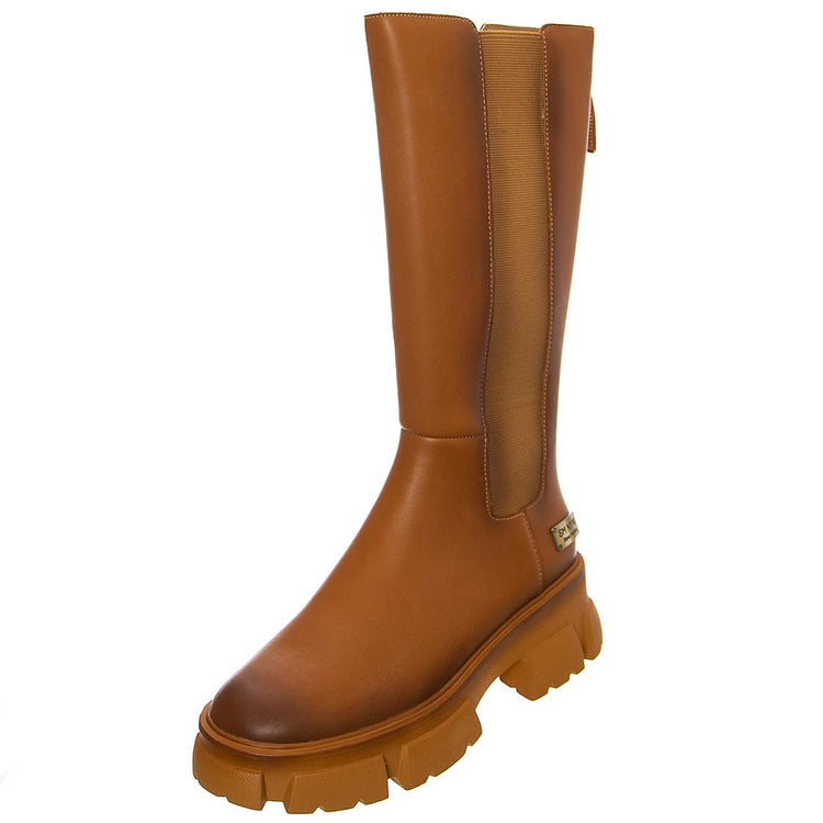 Transcend - Stivali Profilo Medio Donna Marroni SMSTRANSCEND-TAN  STEVE MADDEN 