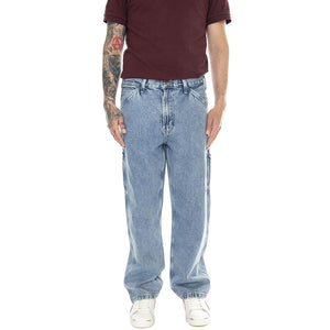 586 Stay Loose Carpenter Put In Work Med Indigo Flat Finish - Pantaloni Denim Jeans Uomo Blu 55849-0047  LEVIS 