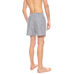 Colbert Seersucker Swim True Navy - Costume da Bagno Uomo Blu F4SSE078 412 FARAH 
