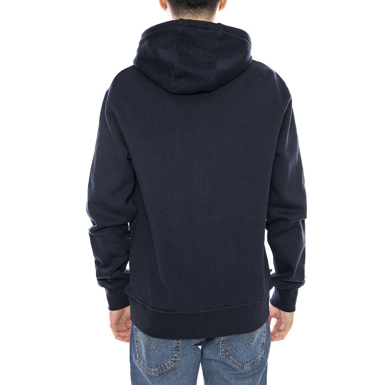 Full Zipped Hoodie Fleece -- Felpa con Cappuccio Uomo Navy AW_ICON_SW001_11 . AQUASCUTUM 