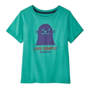 Baby Regenerative Organic Certified Cotton Graphic T-Shirtrtified Cotton Graphic T-Shirt - Maglietta Girocollo Bambini Verde 60388-LVFT  PATAGONIA 