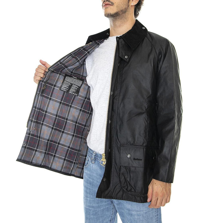 Beaufort Wax Jacket Black - Giacca Invernale Uomo Nera FW22-MWX0017-BK91  BARBOUR 