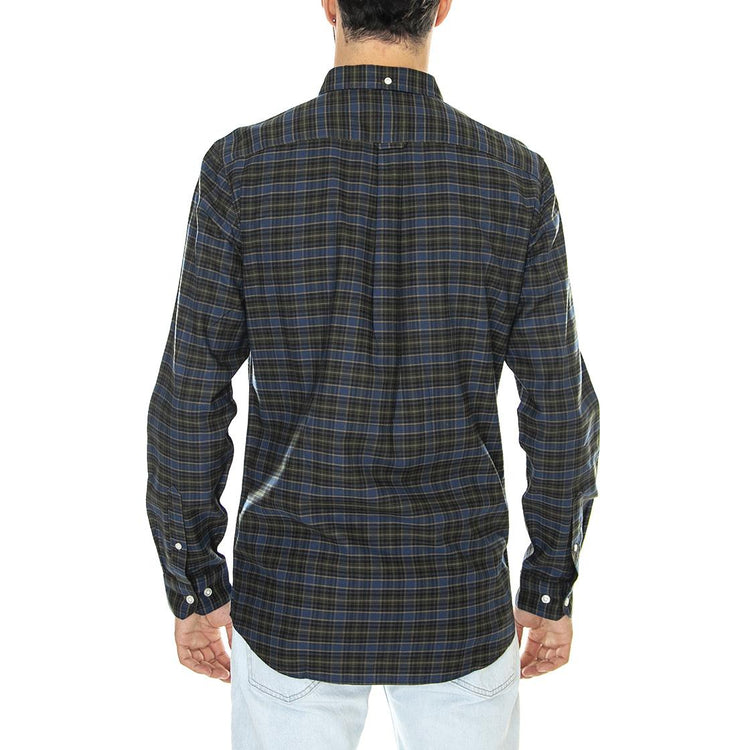 Fraser Check LS BD Evergreen - Camicia Uomo Multicolore F4WFC042-357  FARAH 