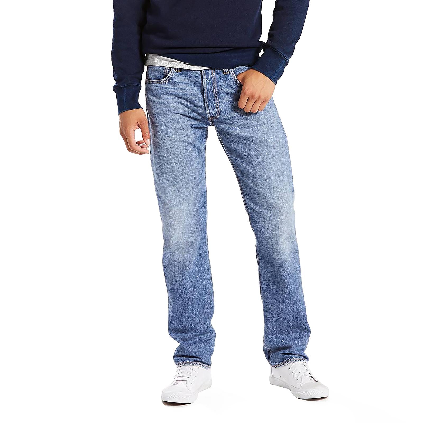 501 Original Fit Jeans Rocky Road Cool - Pantaloni Denim Jeans Uomo Blu 00501-2563 . LEVIS 