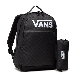 BY Vans Skool - Zaino Nero con Astuccio Black / Charcoal / Checkerboard ONE SIZE VN0A5FOKBA51  VANS 