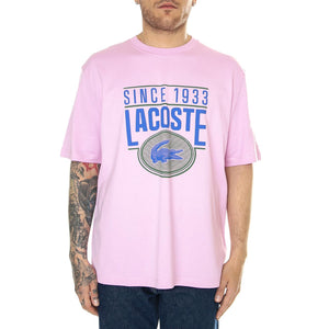 T-Shirt IXV Pink - Maglietta Girocollo Uomo Rosa TH7315-IXV  LACOSTE 