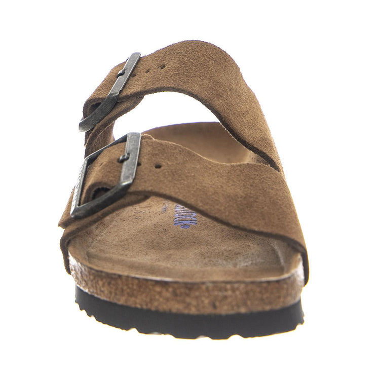 Arizona SFB Dark Tea, Suede Leather - Sandali Uomo Marroni 1030865 . BIRKENSTOCK 