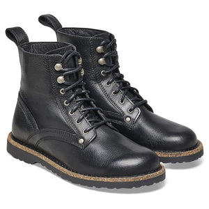 Bryson Men Black Natural Leather Grained Boots - Stivaleti Uomo Neri 1025189  BIRKENSTOCK 