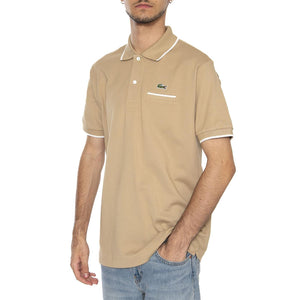 Maglietta M/C 7PT Beige - Polo Shirt Uomo Beige PH9838-7PT  LACOSTE 