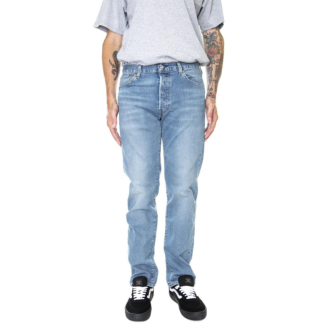 501 Levis Original Z1540 Light Indigo - Pantaloni Denim Jeans Uomo Blu 00501-3340 . LEVIS 