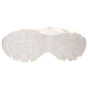 Manerva Off-White - Scarpe Stringate Profilo Basso Donna Bianche SMPMANERVA-OWH  STEVE MADDEN 