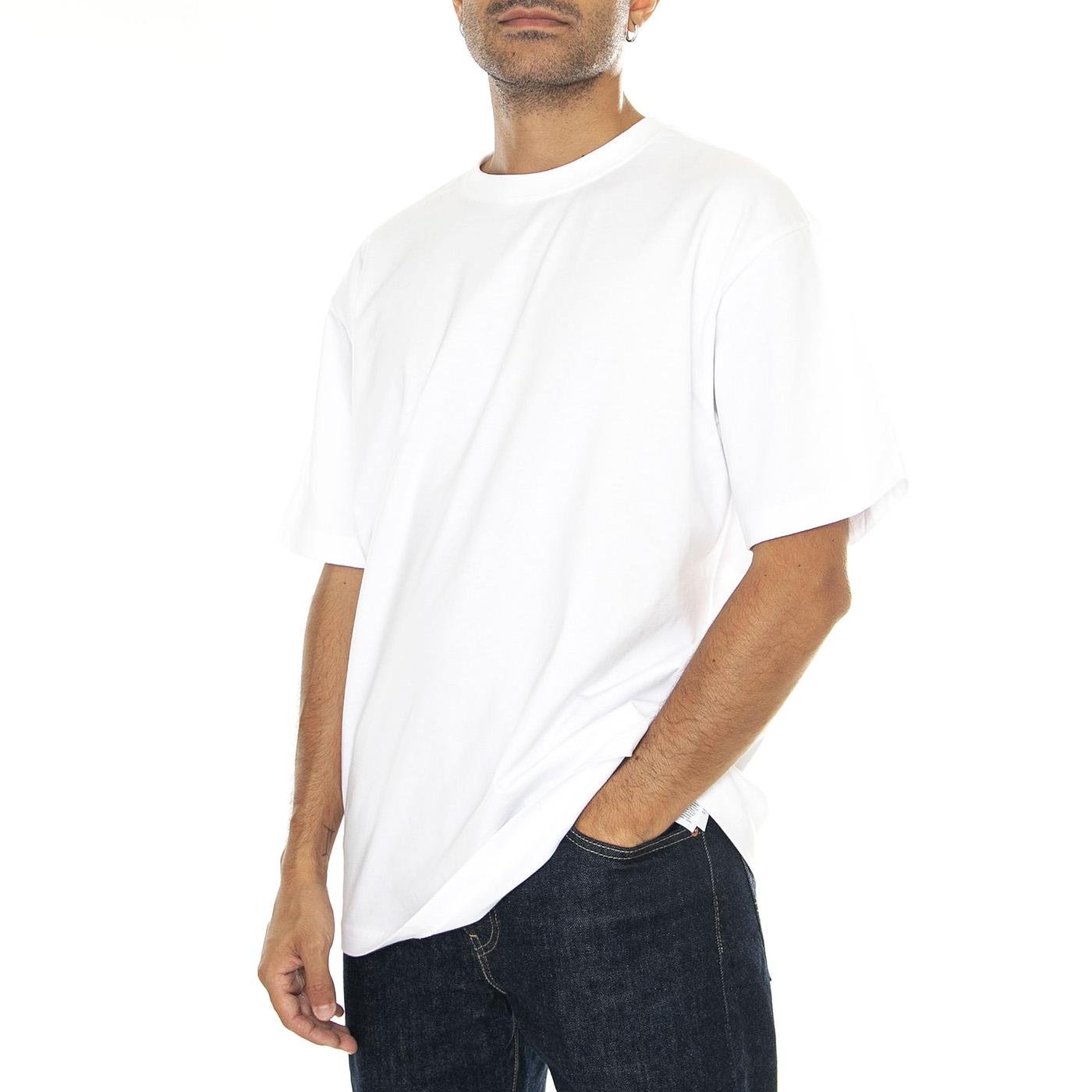 Onsfred Life Rlx Tee Noos Bright White - Maglietta Girocollo Uomo Bianca 22022532-Bright White  ONLY & SONS 
