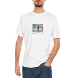 "Mud Match" Tee White - Maradona Crew Neck Men's T-Shirt White Men DOLLY NOIRE